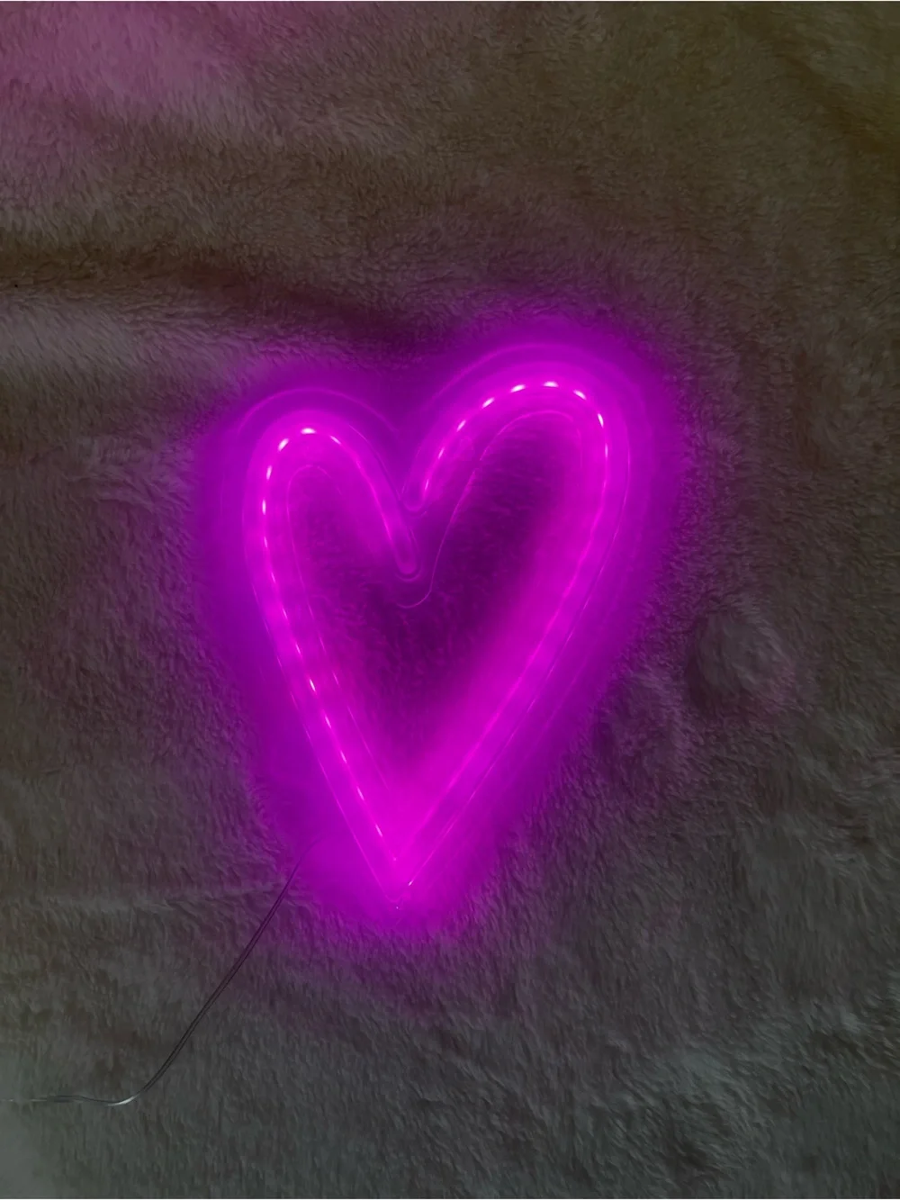 LED Heart Accent Light - Pink